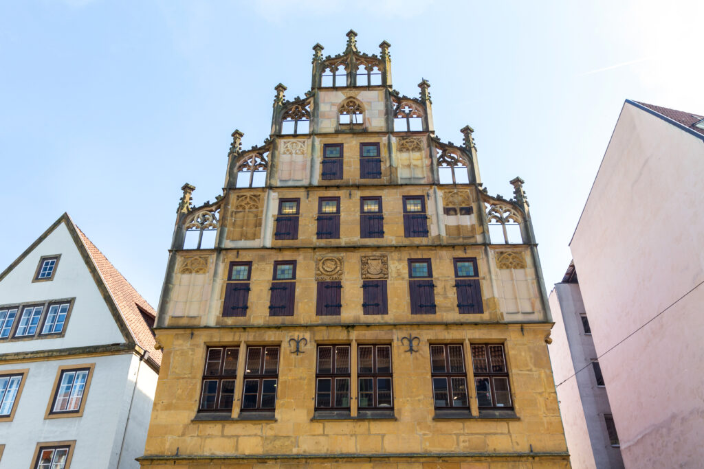 Das historische Crüwell-Haus in Bielefeld